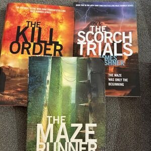 The Maze Runner 3 Book Collection Set Hardcover & Softcover